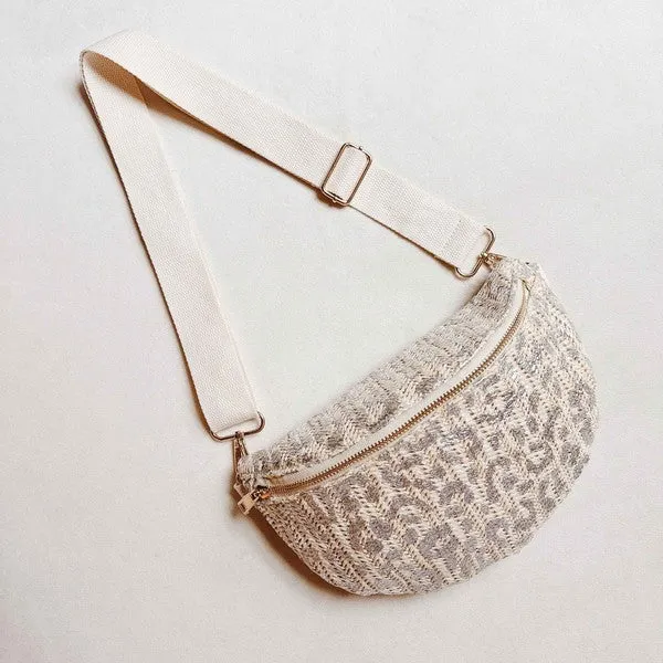 FASHNZFAB Edge Breeze Cheetah Belt Sling Bag belt bags on sale