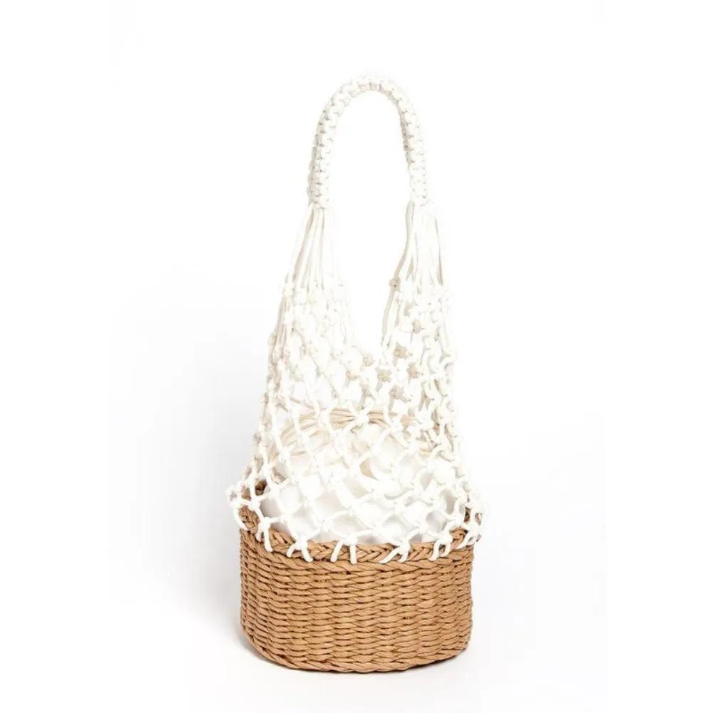 FASHNZFAB Knitted Basket Bag