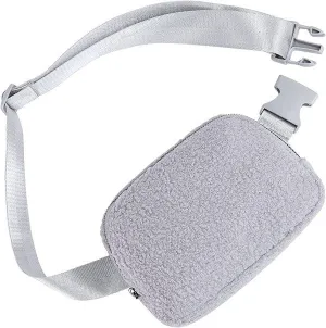 FASHNZFAB Lola Boucle Sherpa Sling/Belt Bag belt bags on sale