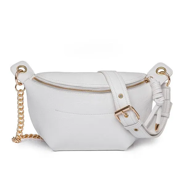 FASHNZFAB Luxe Convertible Sling Belt Bum Bag