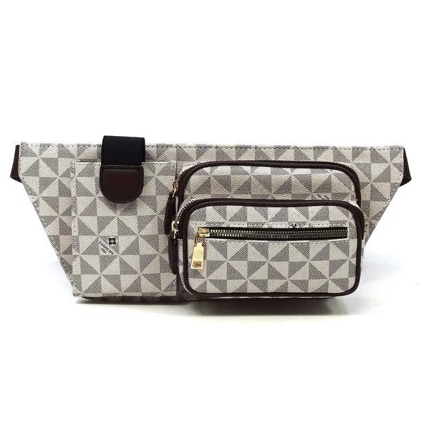 FASHNZFAB Monogram Fanny Bag Waist Bag