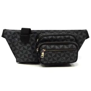FASHNZFAB Monogram Fanny Bag Waist Bag belt bags on sale