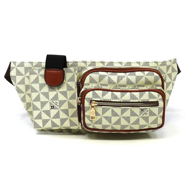 FASHNZFAB Monogram Fanny Bag Waist Bag