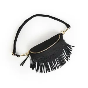 FASHNZFAB Original Removable Fringe Style Bum Sling Bag belt bags on sale