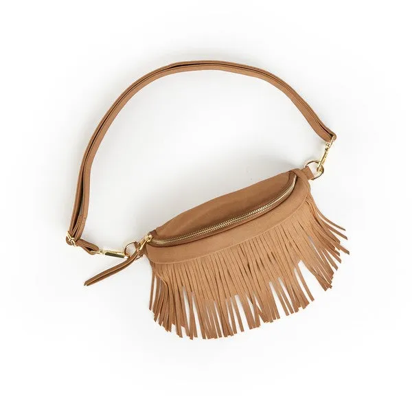 FASHNZFAB Original Removable Fringe Style Bum Sling Bag