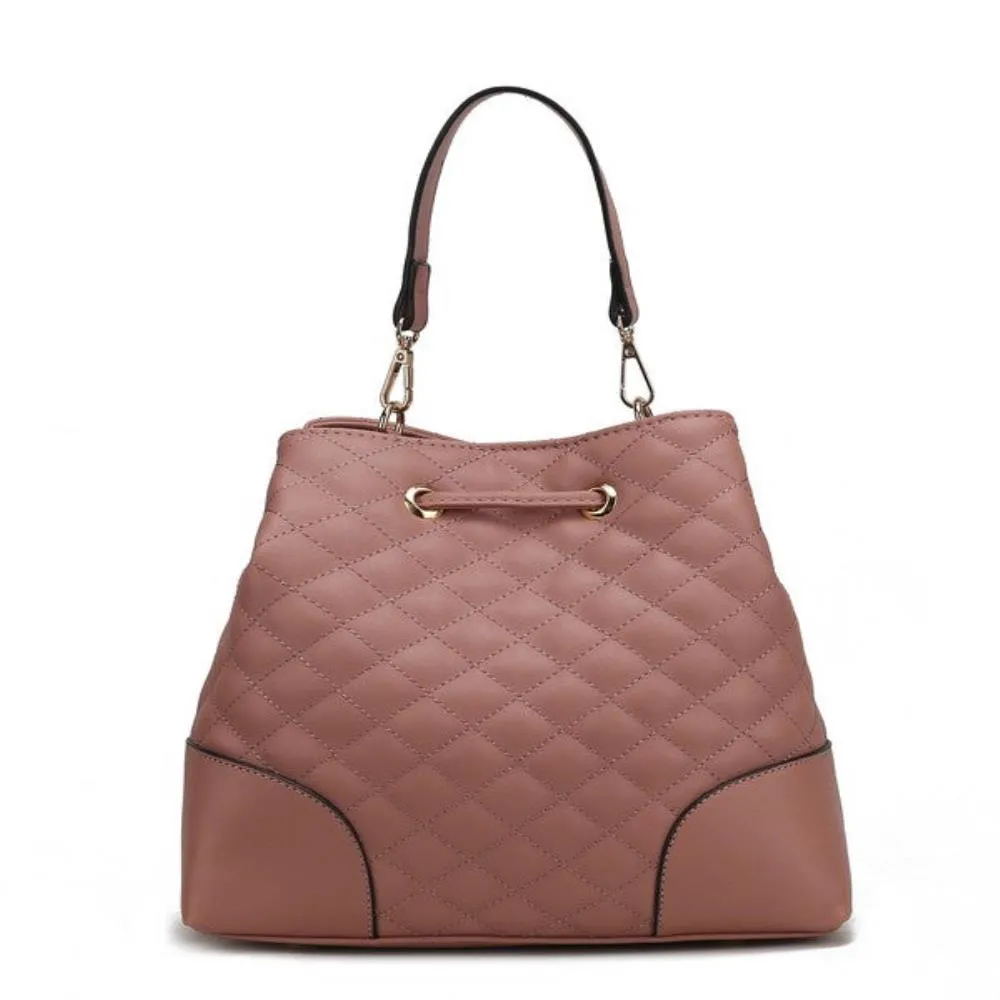 FASHNZFAB Wendy Bucket Bag With Wristlet