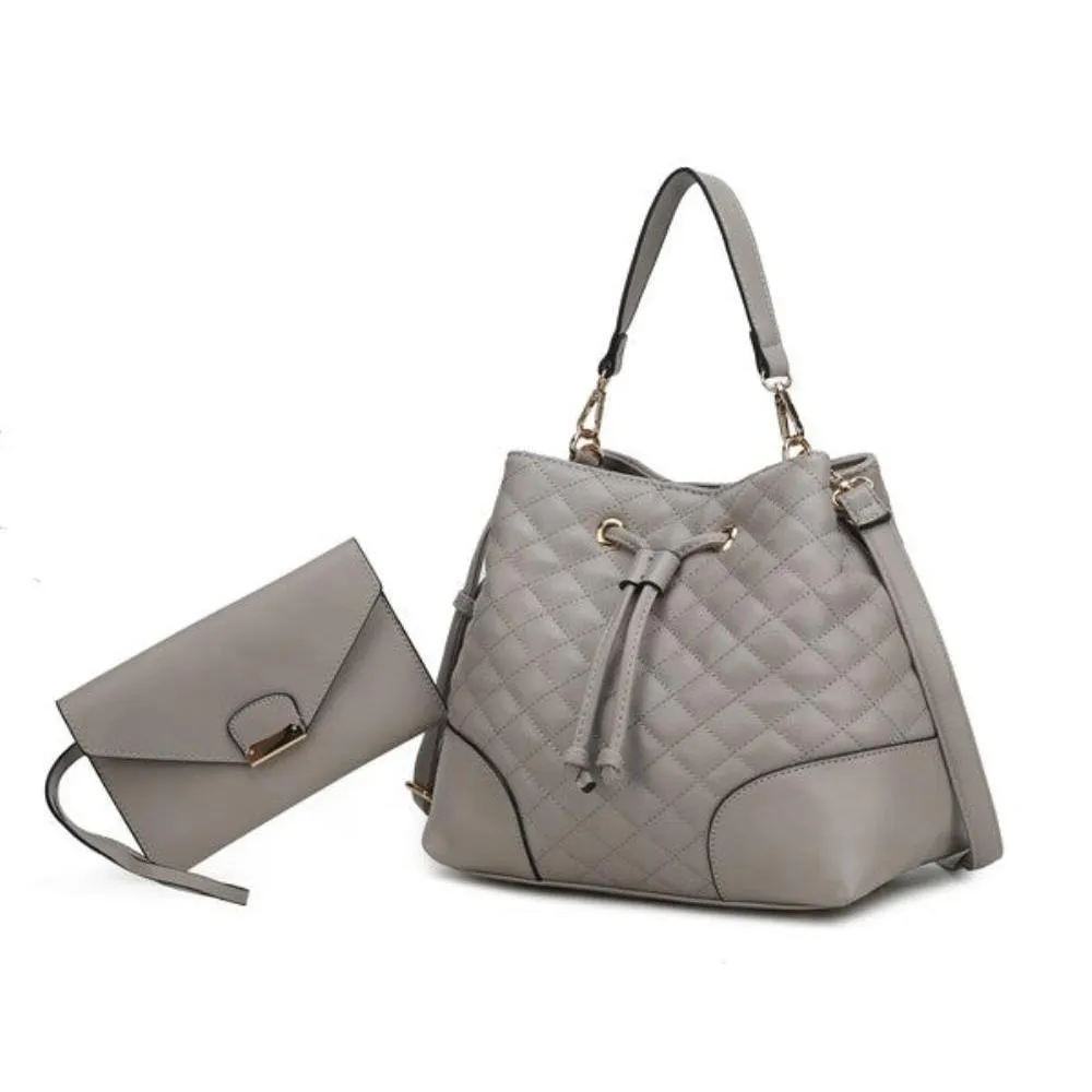 FASHNZFAB Wendy Bucket Bag With Wristlet