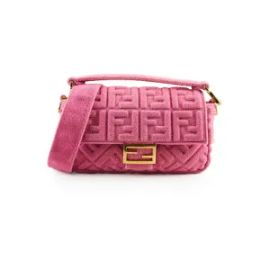 Fendi FF Baguette Medium Pink Crossbody Bags Cheap Online