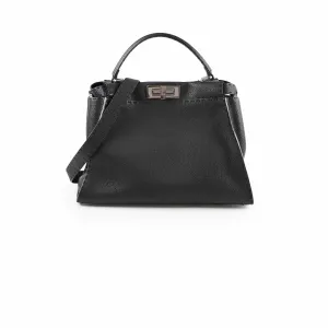 Fendi Medium Peekaboo Black Top Handle Bags Cheap