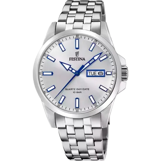 Festina Elegance Silver Steel Wristwatch F20357/1 