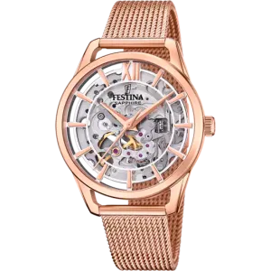 Festina Silver Dial Stainless Steel Strap Women's Watch F20628/2 