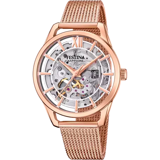 Festina Silver Dial Stainless Steel Strap Women's Watch F20628/2 