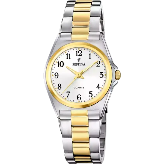 Festina Women's Elegance Stainless Steel Watch with White Dial F20556/1 