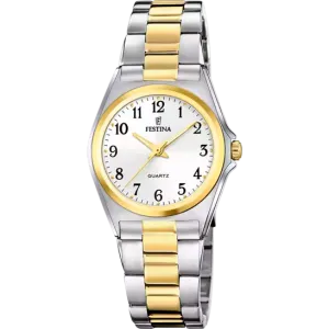 Festina Women's Elegance Stainless Steel Watch with White Dial F20556/1 
