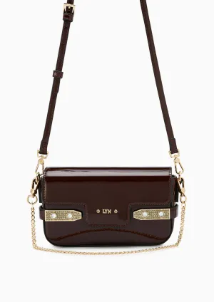 Fineness Karat Mini Crossbody Bag Dark Red crossbody bags up to 70% off