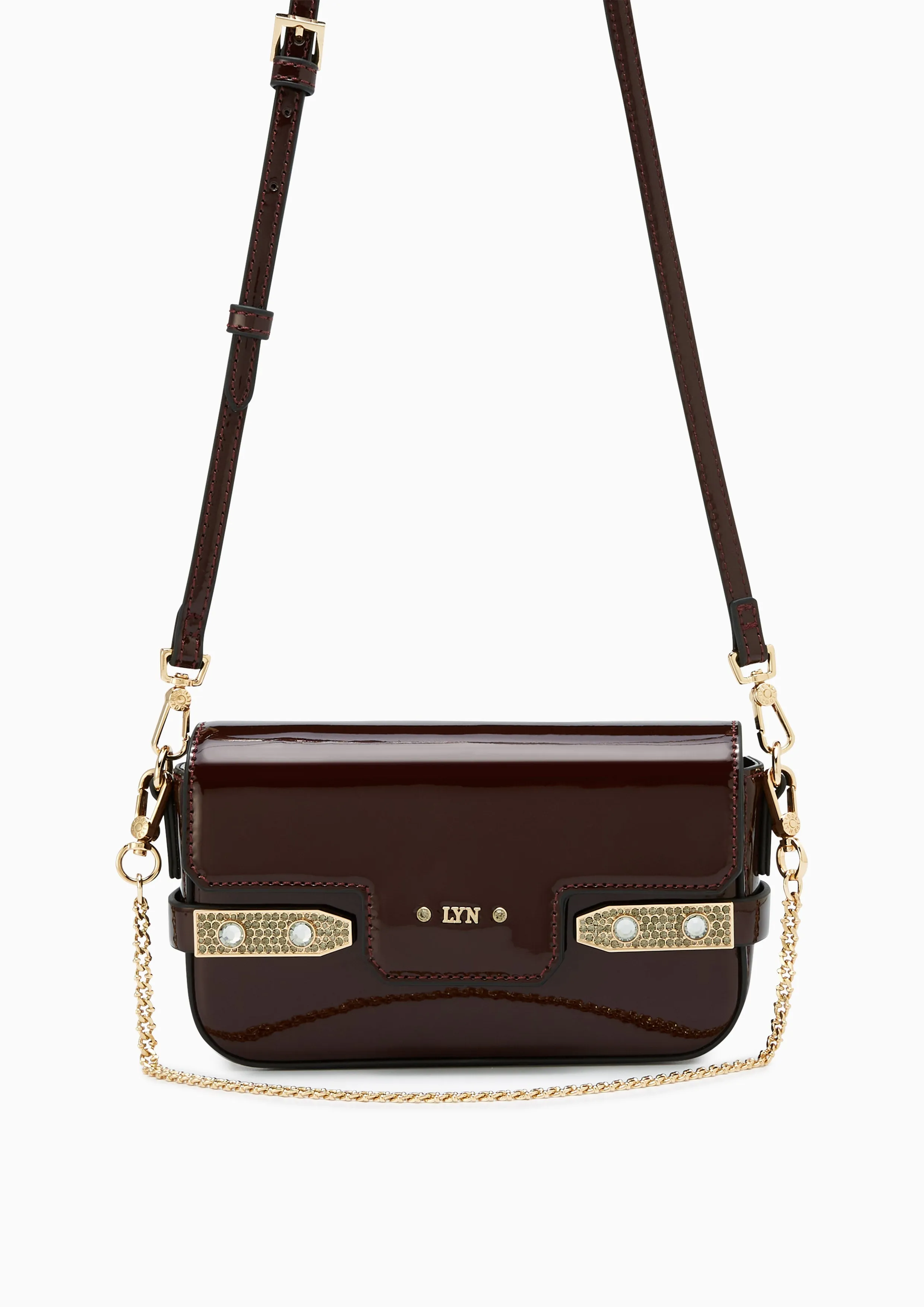 Fineness Karat Mini Crossbody Bag Dark Red crossbody bags up to 70% off