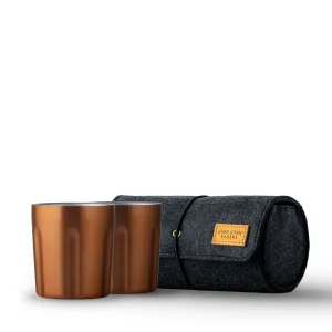 Firelight Tumbler 2-Pack   Soft Case insulated camp mug discount collapsible silicone cup stainless steel tumbler with lid