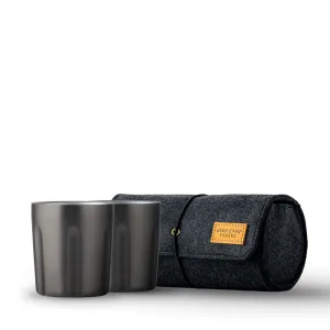 Firelight Tumbler 2-Pack   Soft Case insulated camp mug discount collapsible silicone cup stainless steel tumbler with lid