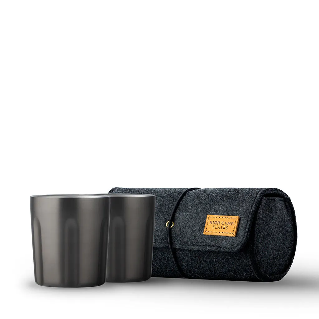Firelight Tumbler 2-Pack   Soft Case insulated camp mug discount collapsible silicone cup stainless steel tumbler with lid