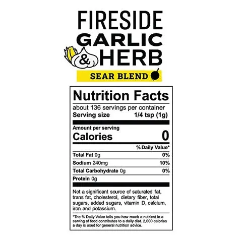 Fireside Garlic & Herb Sear Blend