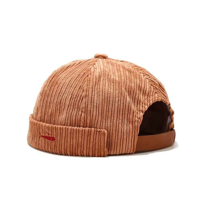 Fisherman Corduroy Docker Cap