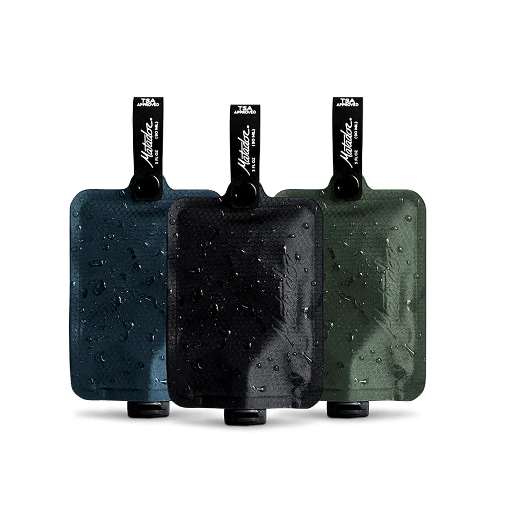 FlatPak Toiletry Bottle | 3-Pack camp duffel bag sale waterproof backpack for camping collapsible gear bag