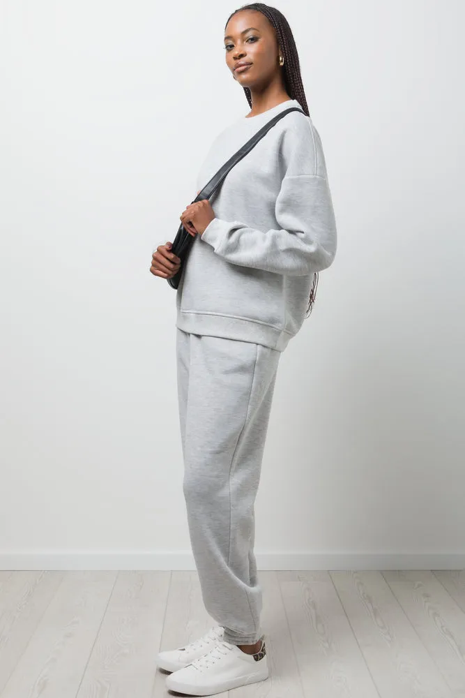 Fleece Crew Neck Grey