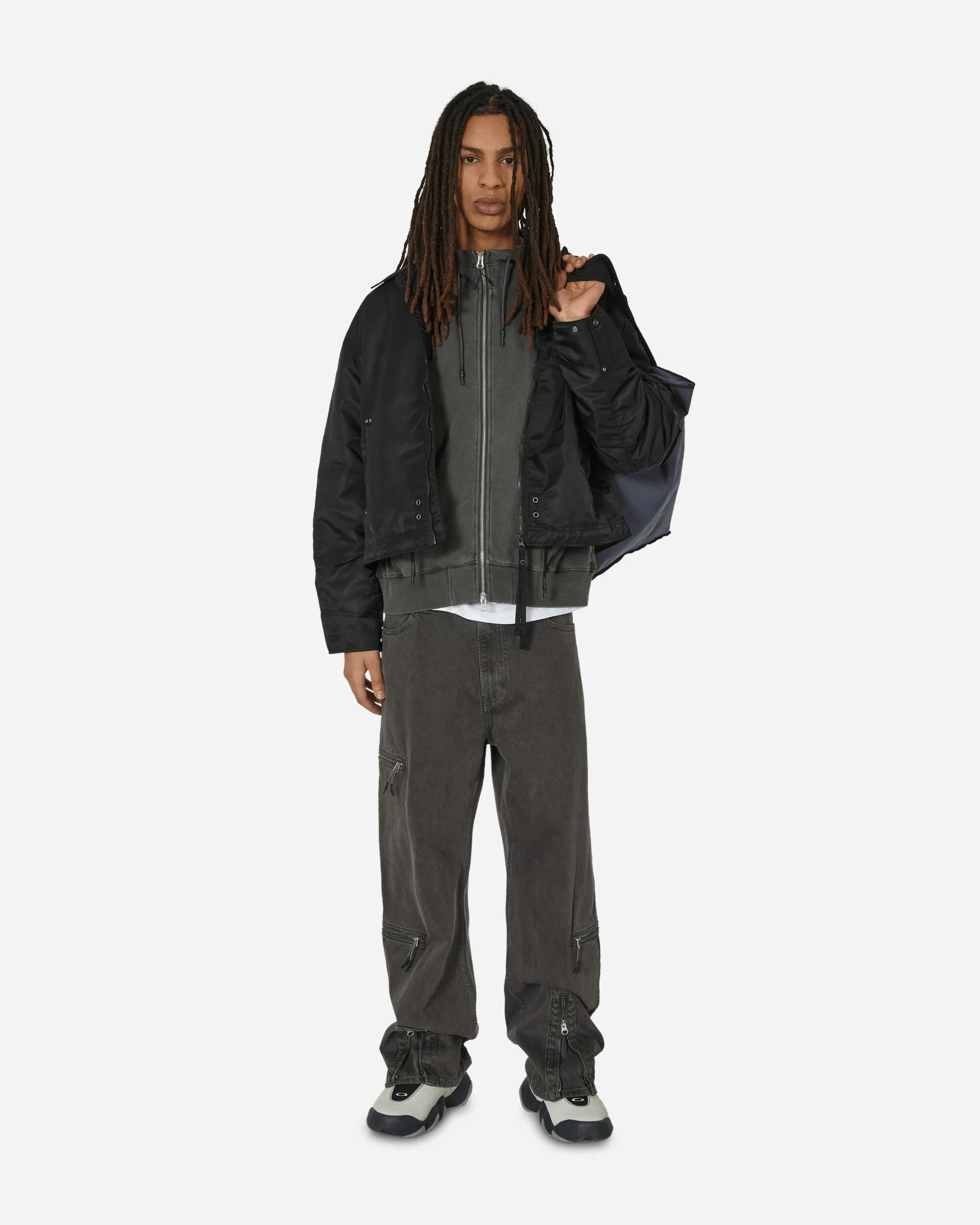 Flight Denim Pants Charcoal