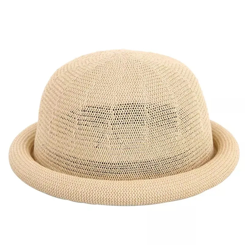 Florence Rolled-Up Brim Bowler Hat