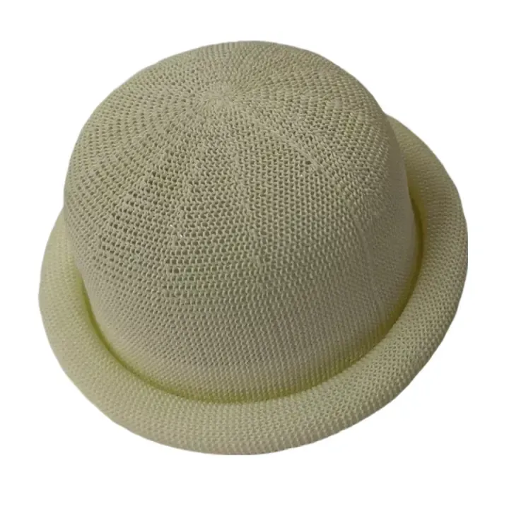 Florence Rolled-Up Brim Bowler Hat