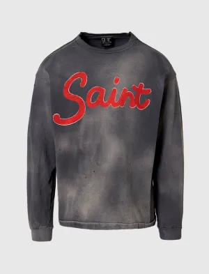 FOOT PRINT LONG SLEEVE TEE men's T-shirts