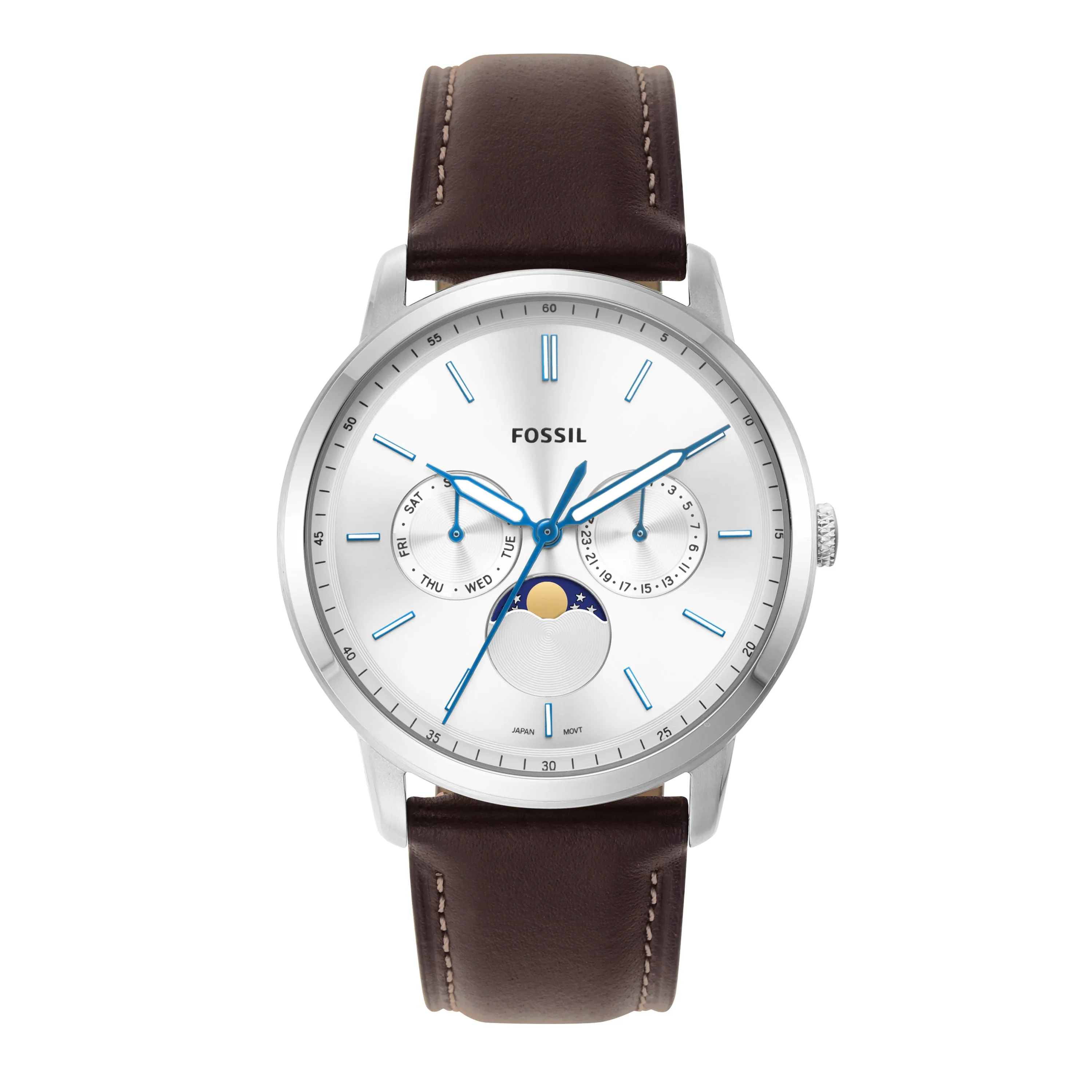 Fossil Neutra Minimalist Moonphase Sunday Dail Men's Watch FS5905 