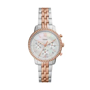 Fossil Neutra Rose Gold Two Tone Stainless Steel Watch ES5279,quartz watch, quartz watches for men, quartz watches for women, best quartz watch, minimalist quartz watch, luxury quartz watch, waterproof quartz watch,analog quartz watch, digital quartz watch