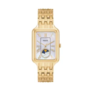 Fossil Raquel Sun Moon Multifunction Gold Stainless Steel Watch ES5398 