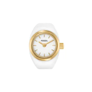 Fossil Two-Hand Gold Stainless Steel Ring Watch ES5412 