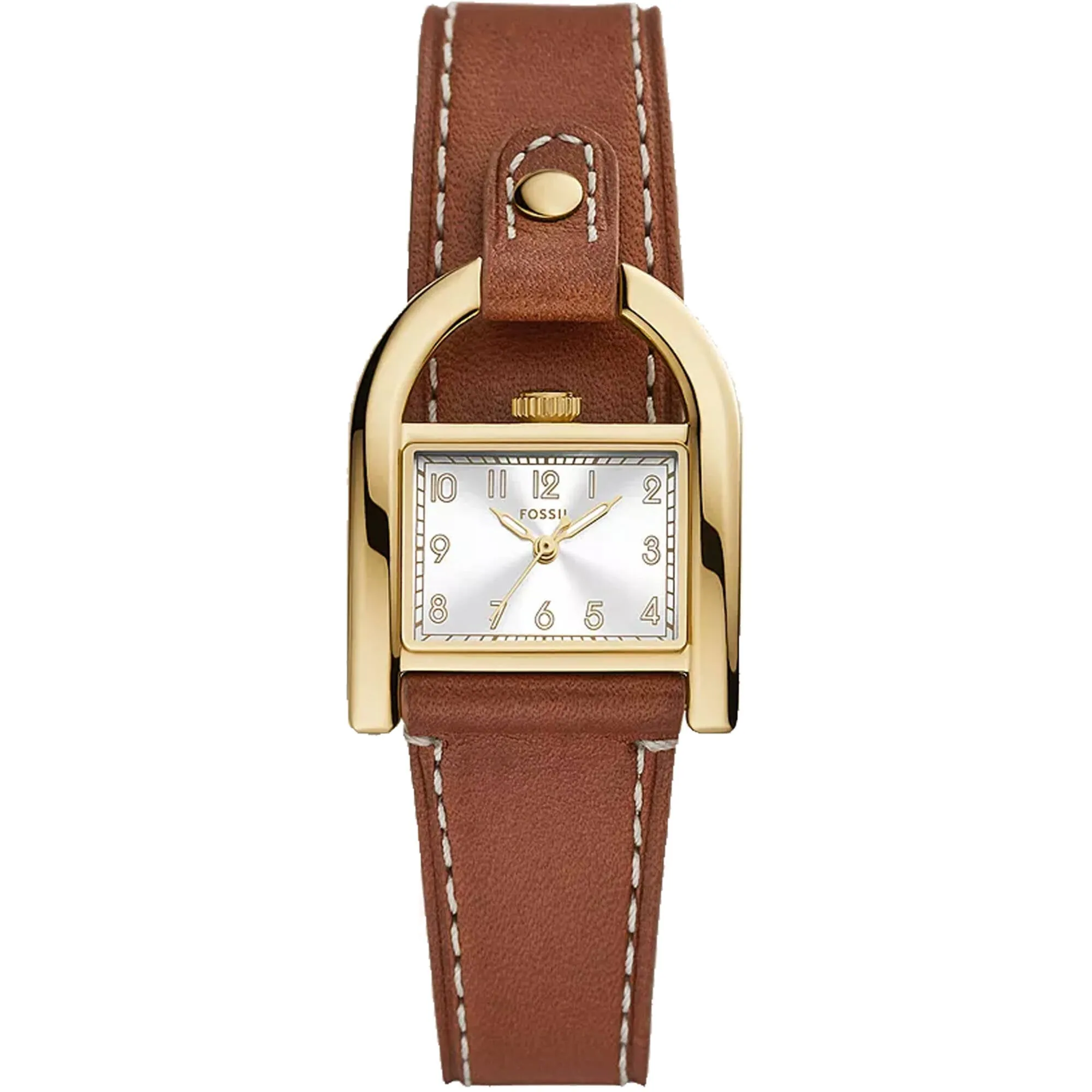 Fossil Women's Watch - Harwell Quartz Silver Tone Dial Brown Leather Strap | ES5264 Luxury Quartz Watch Quartz Watch Sale
