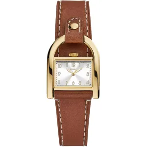Fossil Women's Watch - Harwell Quartz Silver Tone Dial Brown Leather Strap | ES5264 Luxury Quartz Watch Quartz Watch Sale
