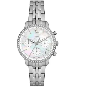 Fossil Women's Watch - Neutra Quartz Chronograph White Dial Silver Bracelet | ES5357 Luxury Quartz Watch Quartz Watch Sale