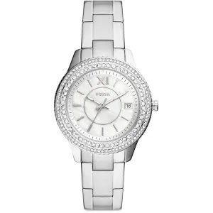 Fossil Women's Watch - Stella Quartz Silver Dial Stainless Steel Bracelet | ES5130 Luxury Quartz Watch Quartz Watch Sale