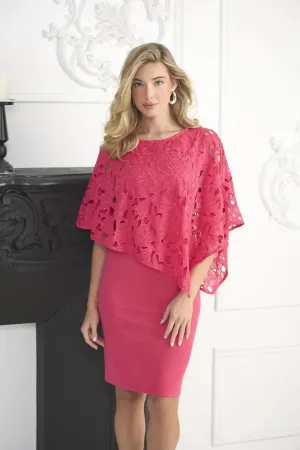 Clothings Frank Lyman - 242132 Raspberry Lace Dress Dresses women dresses dress stores