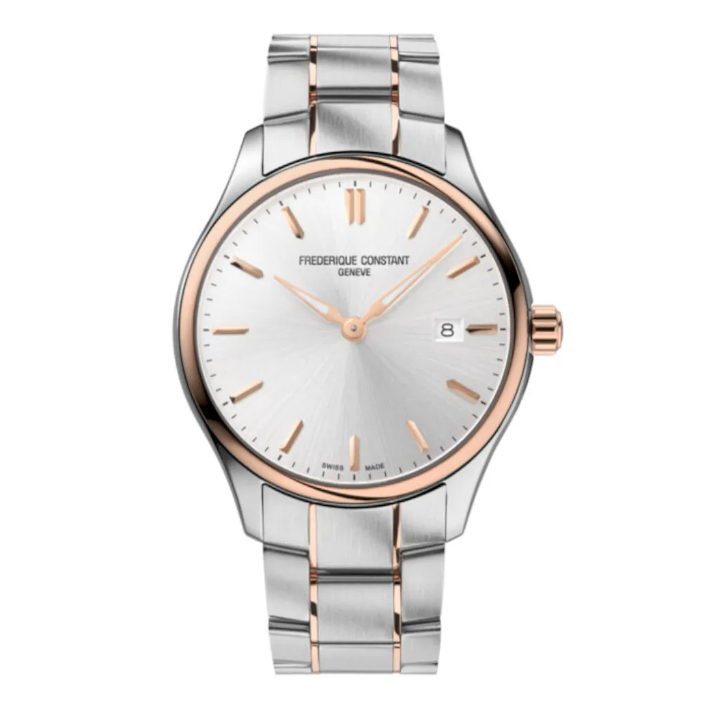 Frederique Classics Quartz Two-Tone Mens Watch FC-220SS5B2B 