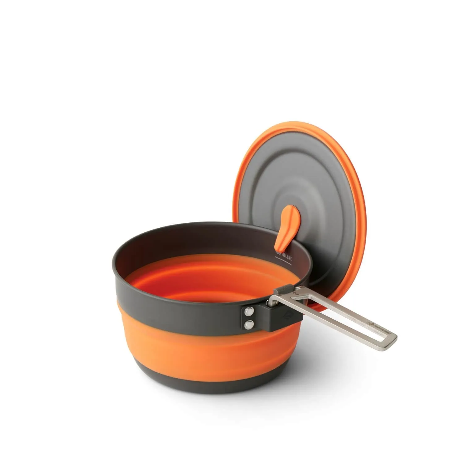 Frontier Ultralight Collapsible Pot - 1L portable camping kitchen set discount camping cookware kit sale olding camp kitchen box clearance