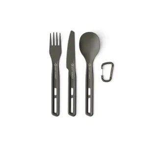 Frontier Ultralight Cutlery Set - Fork, Spoon & Knife portable camping kitchen set discount camping cookware kit sale olding camp kitchen box clearance