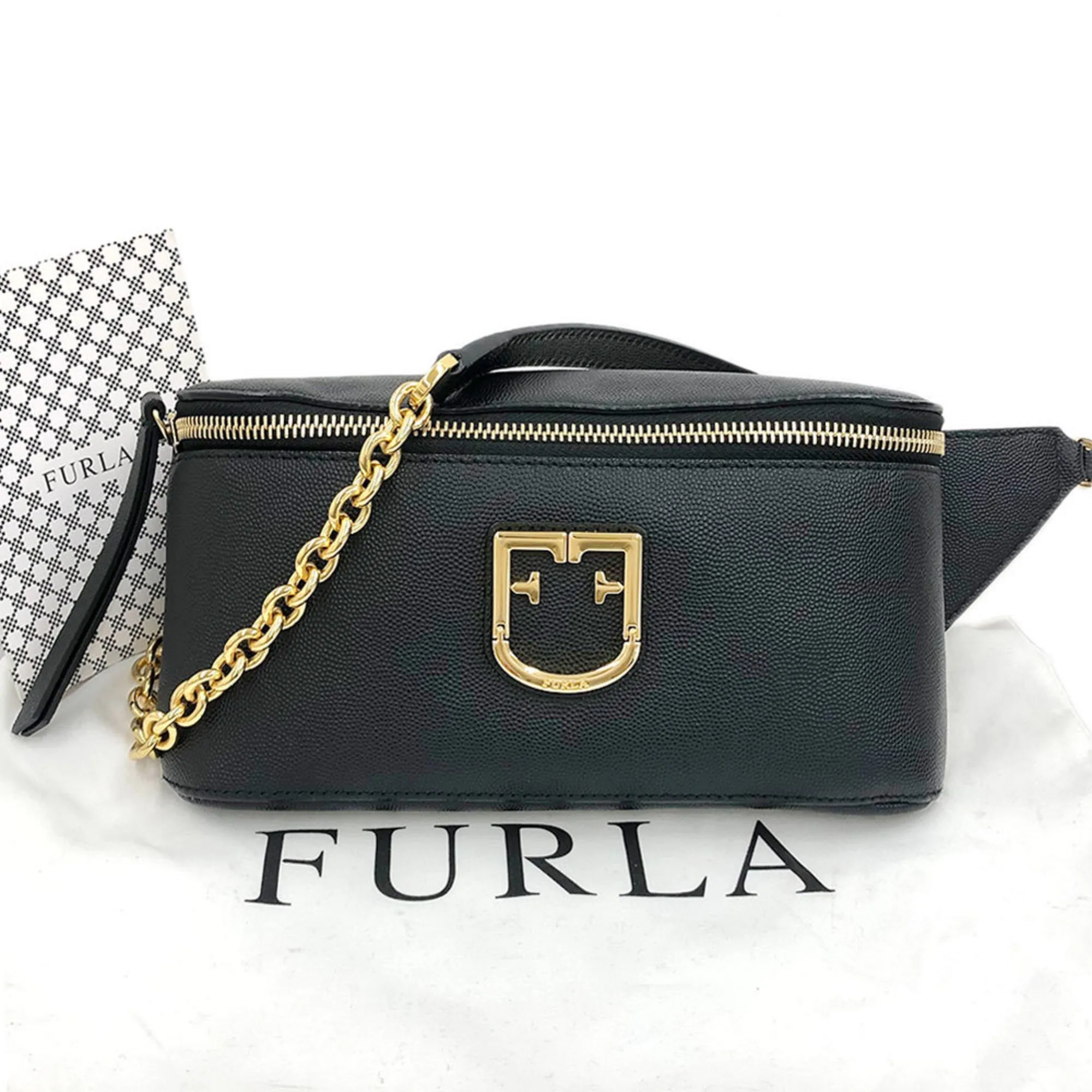 Furla Leather Sling Bag (Pre-Owned) belt bags on sale