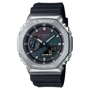 G-Shock 2100 Series G-Steel Black Resin Band Watch GM2100RW-1A 