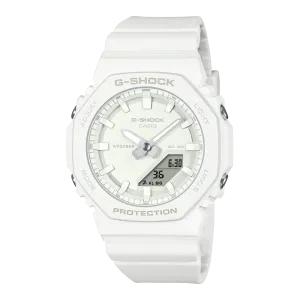 G-Shock All White CasiOak Ladies Watch GMAP2100-7A 