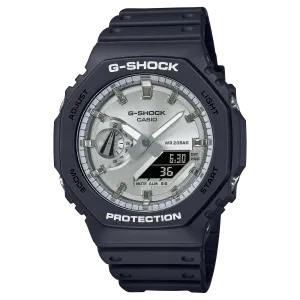 G-Shock Analog Digital Black Resin Band Watch GA2100SB-1A 