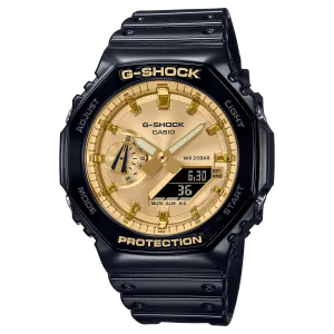 G-Shock Analog Digital DUO Garish Black Resin Band Watch GA2100GB-1A 