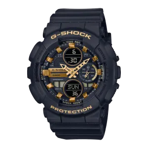 G-Shock Analog Digital DUO Mid Size Black Resin Band Watch GMAS140M-1A,quartz watch, quartz watches for men, quartz watches for women, best quartz watch, minimalist quartz watch, luxury quartz watch, waterproof quartz watch,analog quartz watch, digital qua
