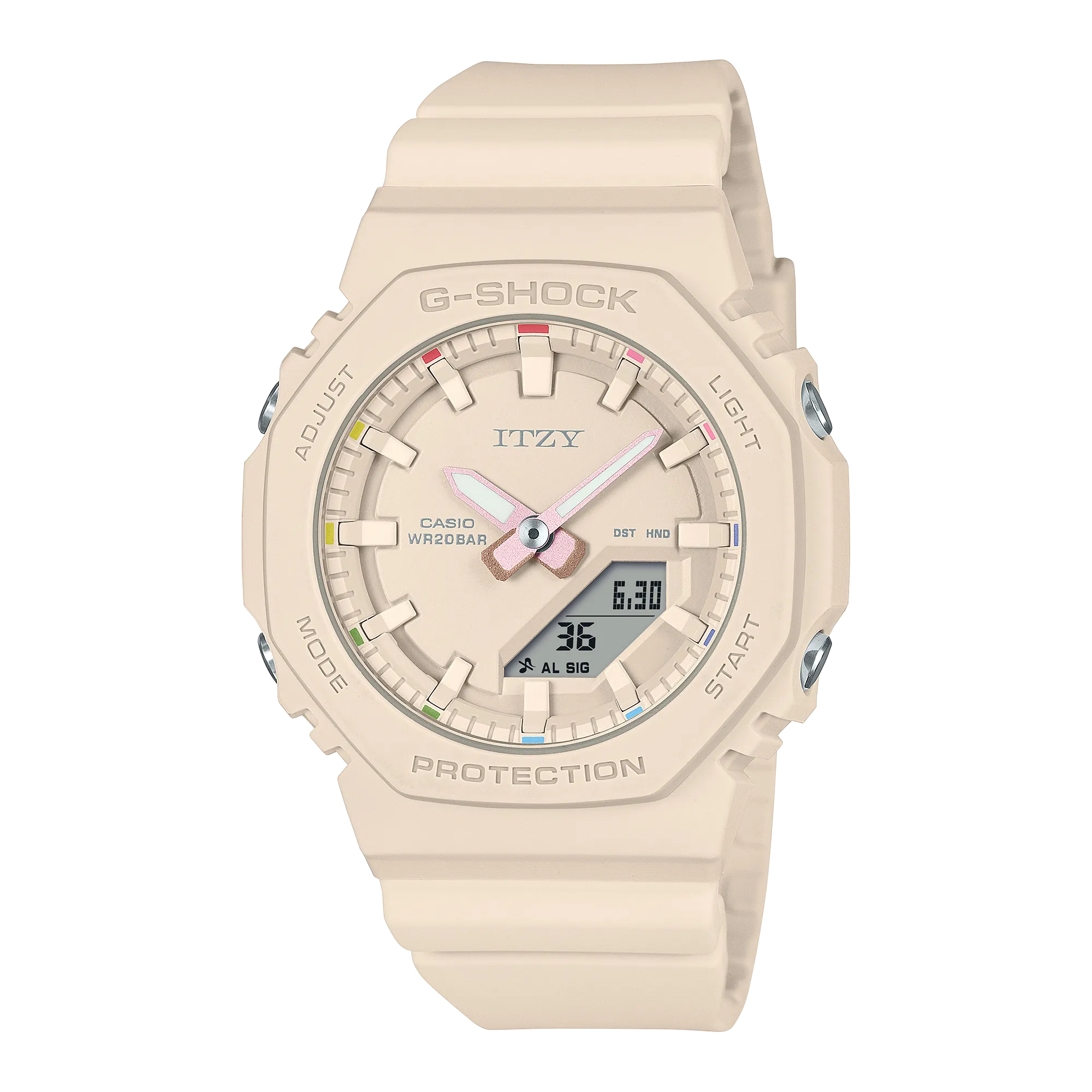 G-Shock Analog Digital Itzy Collaboration Ivory Resin Band GMAP2100IT-4A 